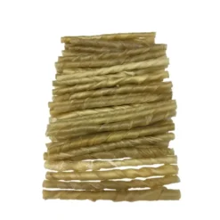 New Tyggepinde af oksehud 125 mm 100 stk - naturlige hundesnacks Hundeguf Og Tyggeben Til Hunde