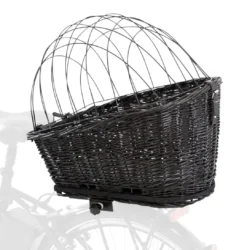 Cykelkurv til bagagebærer (sort) Transport Og Adgang Til Hvalpe - Tryg Og Nem Hverdag|Transport Og Adgang For Hunde - Tryg Og Nem Hverdag
