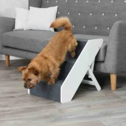 Best Justerbar Trappe 3 trin 40x67 cm Transport Og Adgang Til Hvalpe - Tryg Og Nem Hverdag|Transport Og Adgang For Hunde - Tryg Og Nem Hverdag