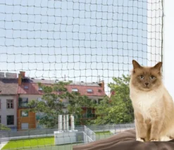 Hot Kattebeskyttelses net Grøn 4 x 3 m Kradsetræer Og Klatremøbler Til Kat
