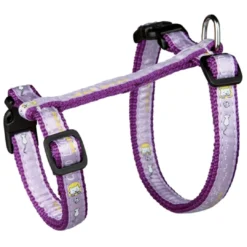 Kattesele i XL nylon 34-57 cm med line 1,2 m (41893) Kattehalsbånd Og Katteseler
