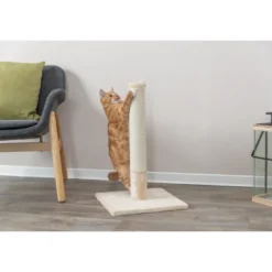 Online kradsetræer Batres Beige 62 cm Kradsetræer Og Klatremøbler Til Kat|Kradsetræ Til Killinger - Leg Træning Og Klopleje I Et