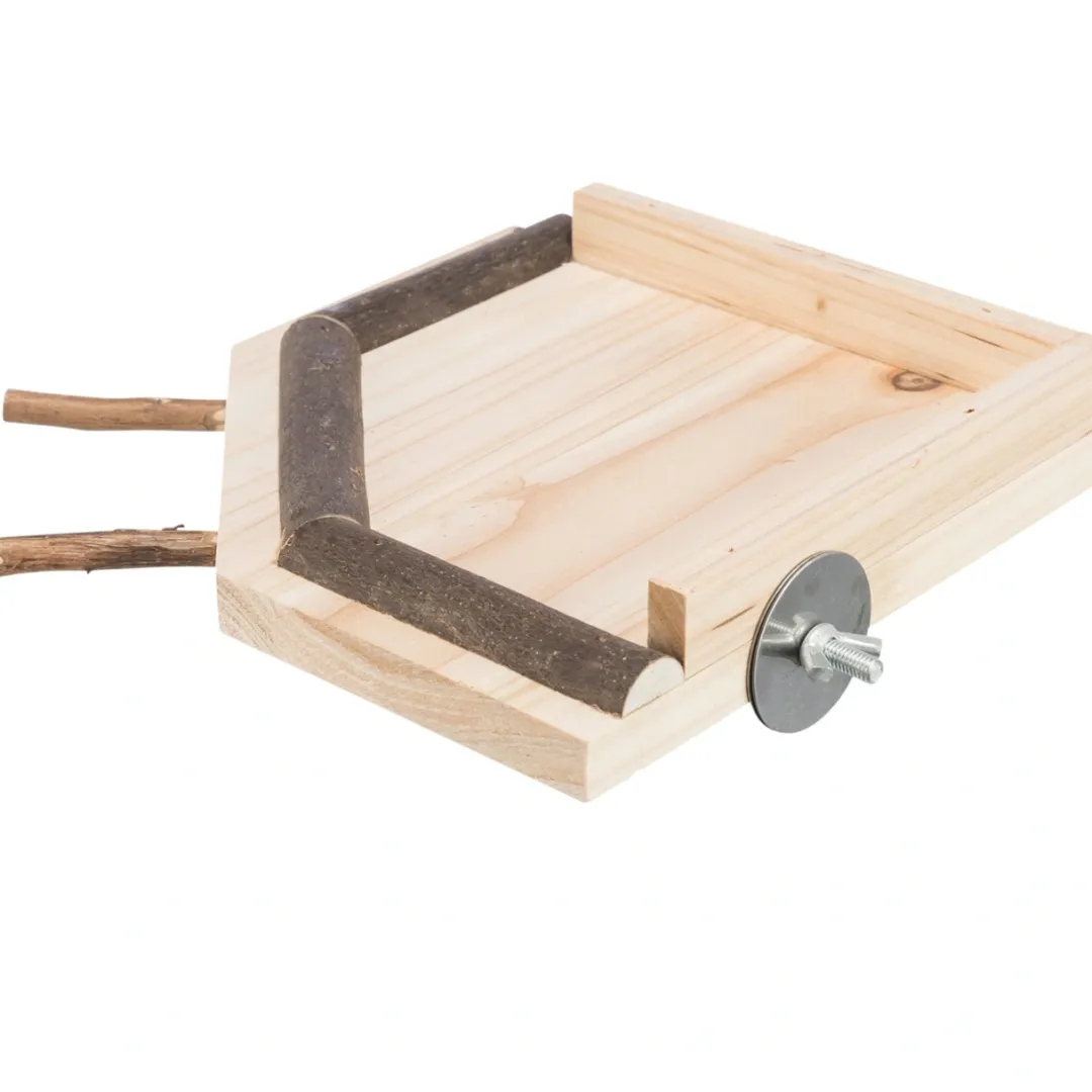 Landingsplads til fugle 19x19 cm Bundlag Og Udstyr Til Fuglebure