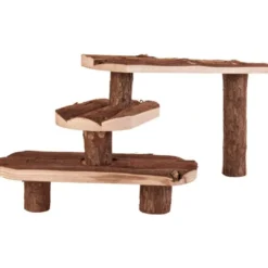 New Platform med trappe til marsvin eller kaniner 38x24 cm Legetøj Til Gnavere & Kaniner