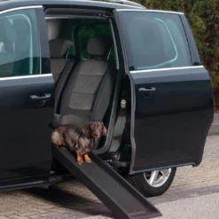 Outlet Rampe til hund i plast op til 50 kg Transport Og Adgang Til Hvalpe - Tryg Og Nem Hverdag|Transport Og Adgang For Hunde - Tryg Og Nem Hverdag