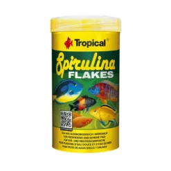 New Spirulina Flakes 1000 ml 200 g Fiskefoder Til Ferskvandsfisk