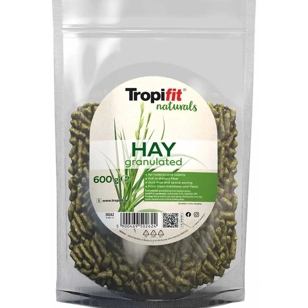 Sale Hø Granulat 600 g Foder & Snack Til Gnavere & Kanin