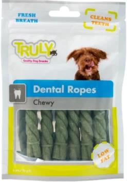 New Truly Dental Ropers - Tandrensende tyggeben Hundeguf Og Tyggeben Til Hunde