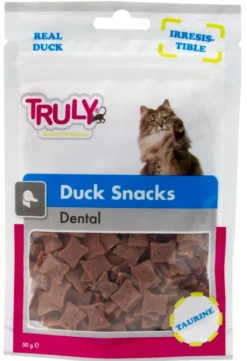 Best Truly Duck Dental Snacks 50 gram Kattefoder & Snacks|Killingesnacks - Sunde Godbidder Til Killinger