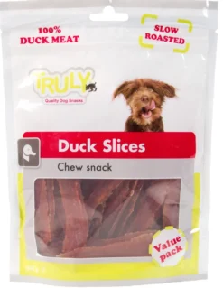 Sale Truly Duck Slices 360 g - andeskiver til hunde Hundeguf Og Tyggeben Til Hunde