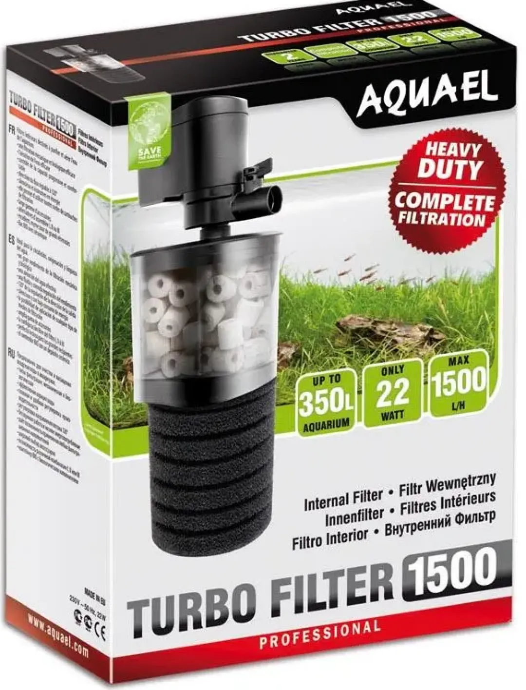 Sale TURBO filter 1500 (N) Akvariefilter Og Pumpe