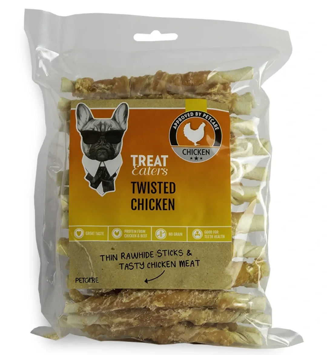 Online Tyggerulle Treateaters Twisted Chicken 350 g - Tyggeben til hunde Hundeguf Og Tyggeben Til Hunde