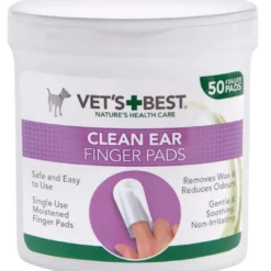 Hot Clean fingertut til ørepleje 50 stk Plejemidler Til Hund Med Fokus På Sundhed Og Velvære|Pleje Af Hvalpe - Alt I Plejemidler Til Pels, Poter Og Hud