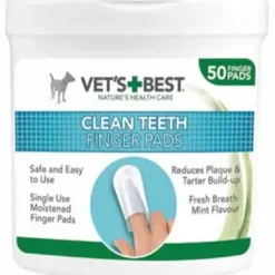 Discount Clean fingertut til tandpleje 50 stk Plejemidler Til Katte|Plejemidler Til Hund Med Fokus På Sundhed Og Velvære