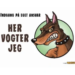 New Waggy Her vogter Jeg Dobberman Tilbehør Til Hund - Alt Til En Glad Og Tryg Hverdag For Din Bedste Ven
