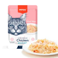 Outlet Cat Vådmad - Kylling og Rejer 85 g Kattefoder & Snacks