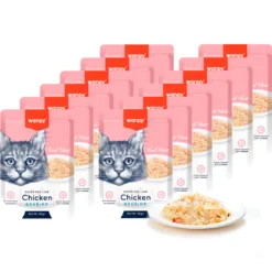 Outlet Cat Vådmad - Kylling og Rejer 85 g Kattefoder & Snacks