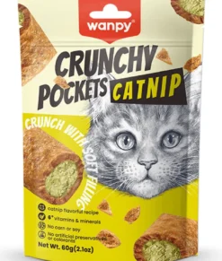 New Crunchy Pockets Catnip 60g Kattefoder & Snacks