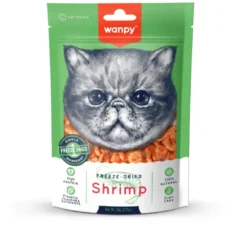 Frysetørrede Rejer til Kat 20 g - naturlig snack Kattefoder & Snacks|Killingesnacks - Sunde Godbidder Til Killinger