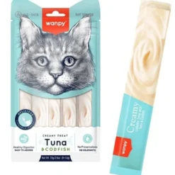 Discount Kat Cremet Slikbar Godbid med Tun og Torsk Kattefoder & Snacks|Killingesnacks - Sunde Godbidder Til Killinger