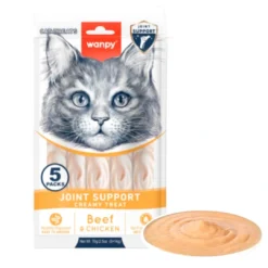 Sale Kat Funktionel Cremet Slikbar Godbid Ledstøtte oksekød & Kylling 70 g (5x14g) Kattefoder & Snacks|Killingesnacks - Sunde Godbidder Til Killinger