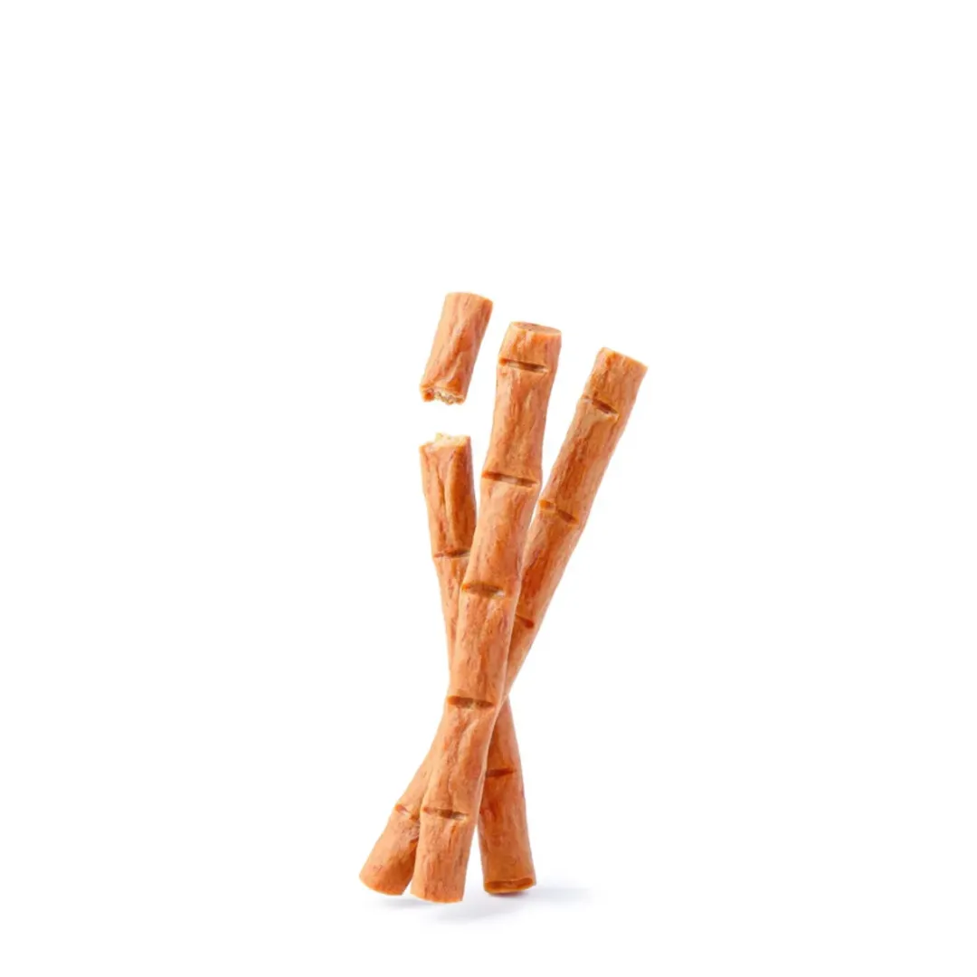 Outlet Kat Meaty Sticks med Kattegræs og Kylling 3 x 6 g Kattefoder & Snacks|Killingesnacks - Sunde Godbidder Til Killinger
