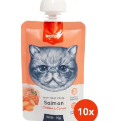 Kat Tasty Paste Salmon - Slikbar godbid 90 g Kattefoder & Snacks