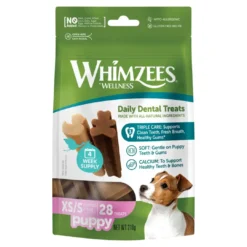 Clearance Puppy Chew XS/S til små hvalpe - bløde tyggeben til tandpleje Snacks Til Hvalpe - Lækre Godbidder Til Træning Og Forkælelse|Hundeguf Og Tyggeben Til Hunde