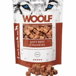 Discount Woolf Hunde- og Kattesnack Bløde Oksekødsbidder Snacks Til Hvalpe - Lækre Godbidder Til Træning Og Forkælelse|Kattefoder & Snacks