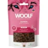 Best Woolf Hundesnack Bløde Terninger med Laks - monoprotein 100 g Snacks Til Hvalpe - Lækre Godbidder Til Træning Og Forkælelse|Hundeguf Og Tyggeben Til Hunde