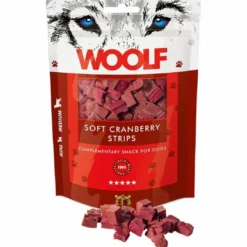 Clearance Woolf Hundesnack Tranebær Bites Snacks Til Hvalpe - Lækre Godbidder Til Træning Og Forkælelse|Hundeguf Og Tyggeben Til Hunde