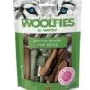 Hot Woolfies Dental Brush Small - tandrensende tyggeben til små hunde Snacks Til Hvalpe - Lækre Godbidder Til Træning Og Forkælelse|Hundeguf Og Tyggeben Til Hunde