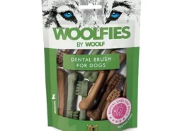 Hot Woolfies Dental Brush Small - tandrensende tyggeben til små hunde Snacks Til Hvalpe - Lækre Godbidder Til Træning Og Forkælelse|Hundeguf Og Tyggeben Til Hunde