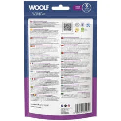 Woolf Wildcat Cream 5 stk - Cremet kattegodbid med and og catnip Kattefoder & Snacks|Killingesnacks - Sunde Godbidder Til Killinger