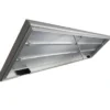 Clearance 80x40 cm 128 L Sort Alu lampe med 2 række LED Akvarielamper