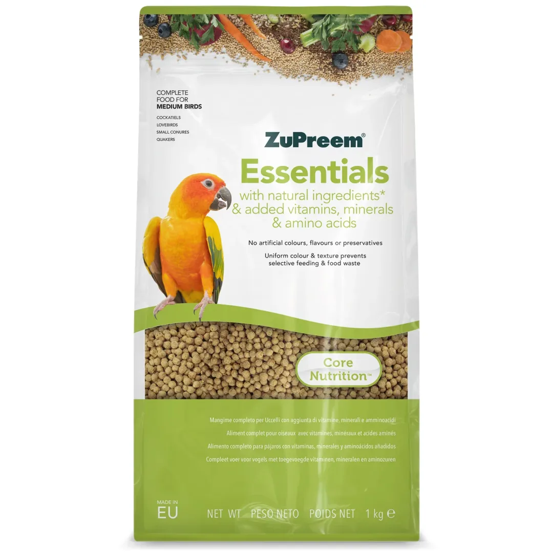 Online Essentials Nymfeparakit og dværgpapegøje 1 kg Fuglefoder